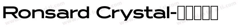 Ronsard Crystal字体转换
